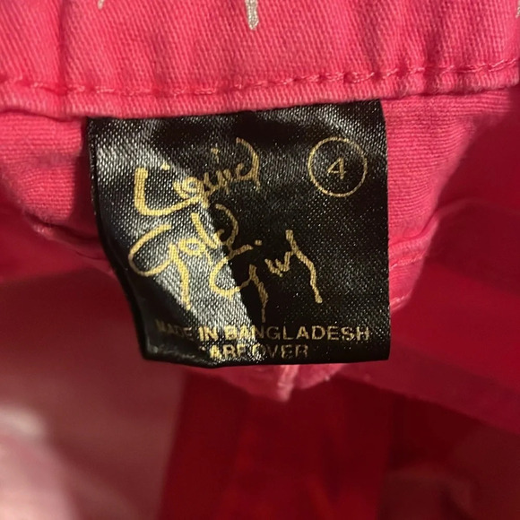 Liquid Gold Girl Pink‎ Bling Pants Size 4 - Picture 8 of 9
